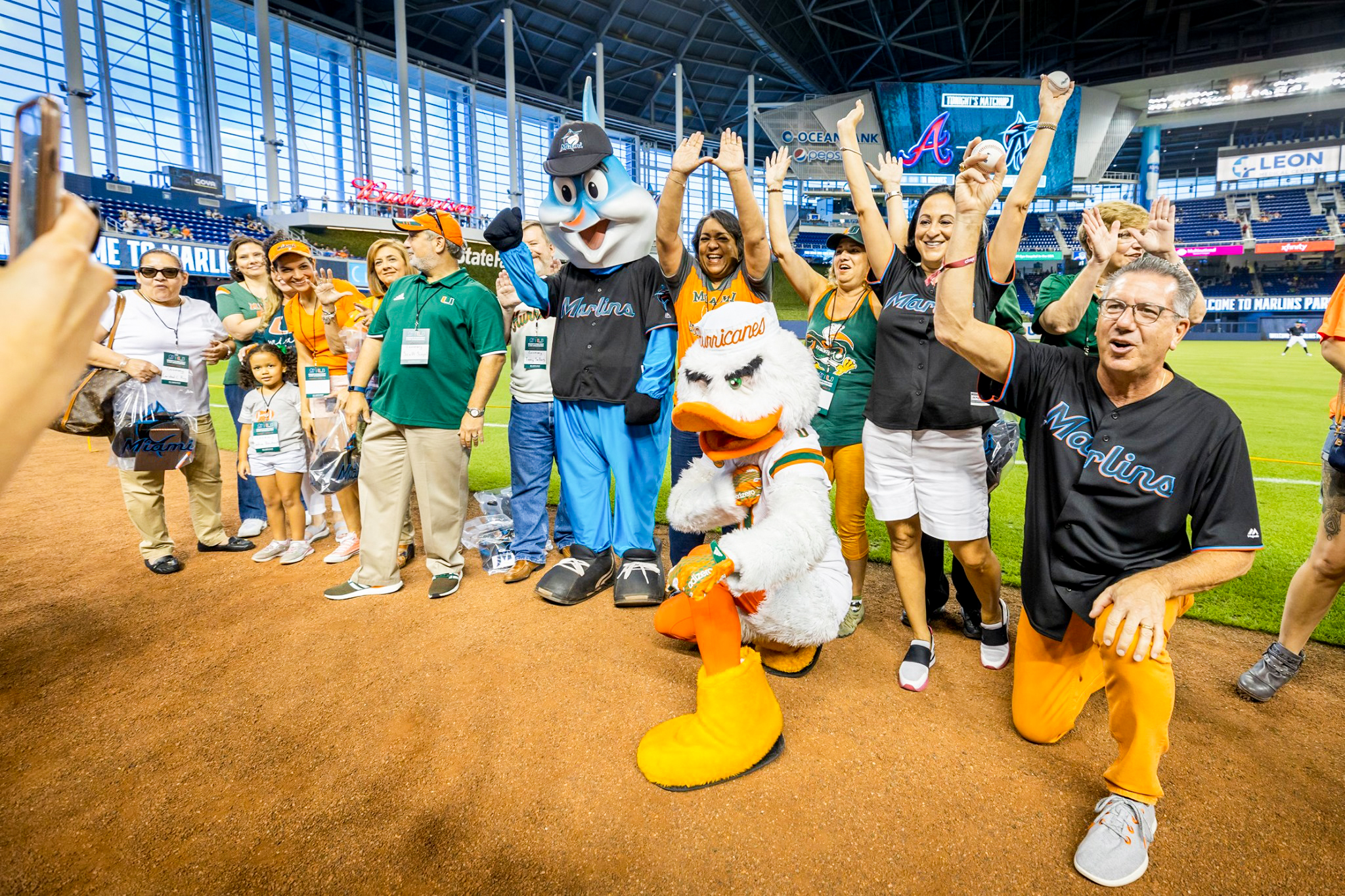 UM Employees at Marlins Day 