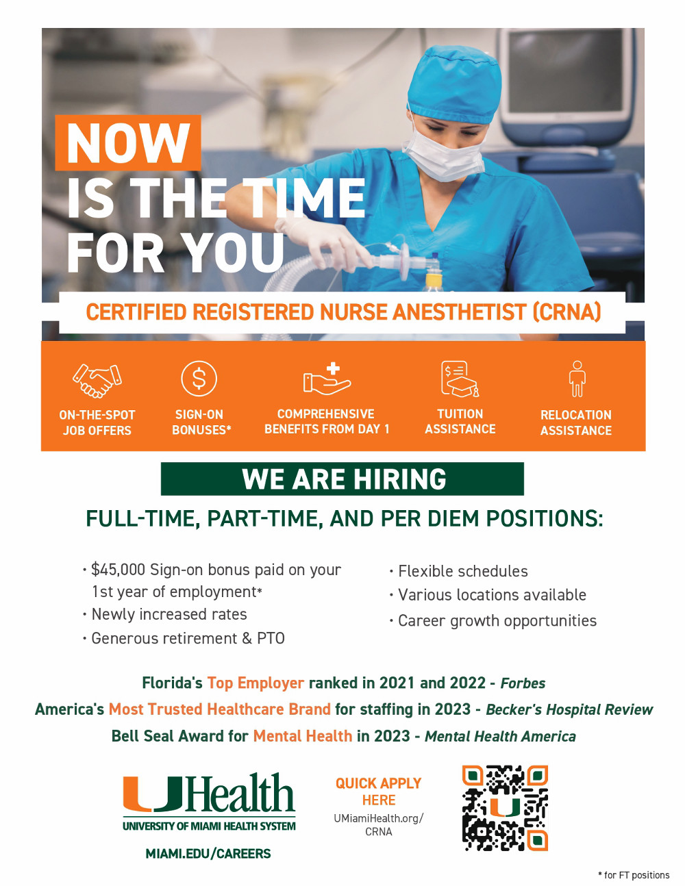 CRNA hiring event 