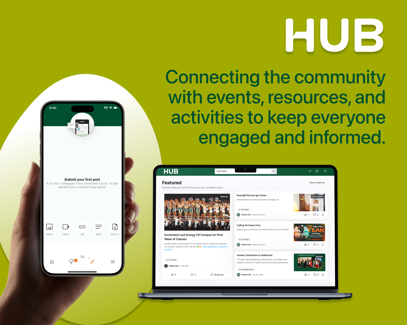 HUB Evergreen Mobile Banner